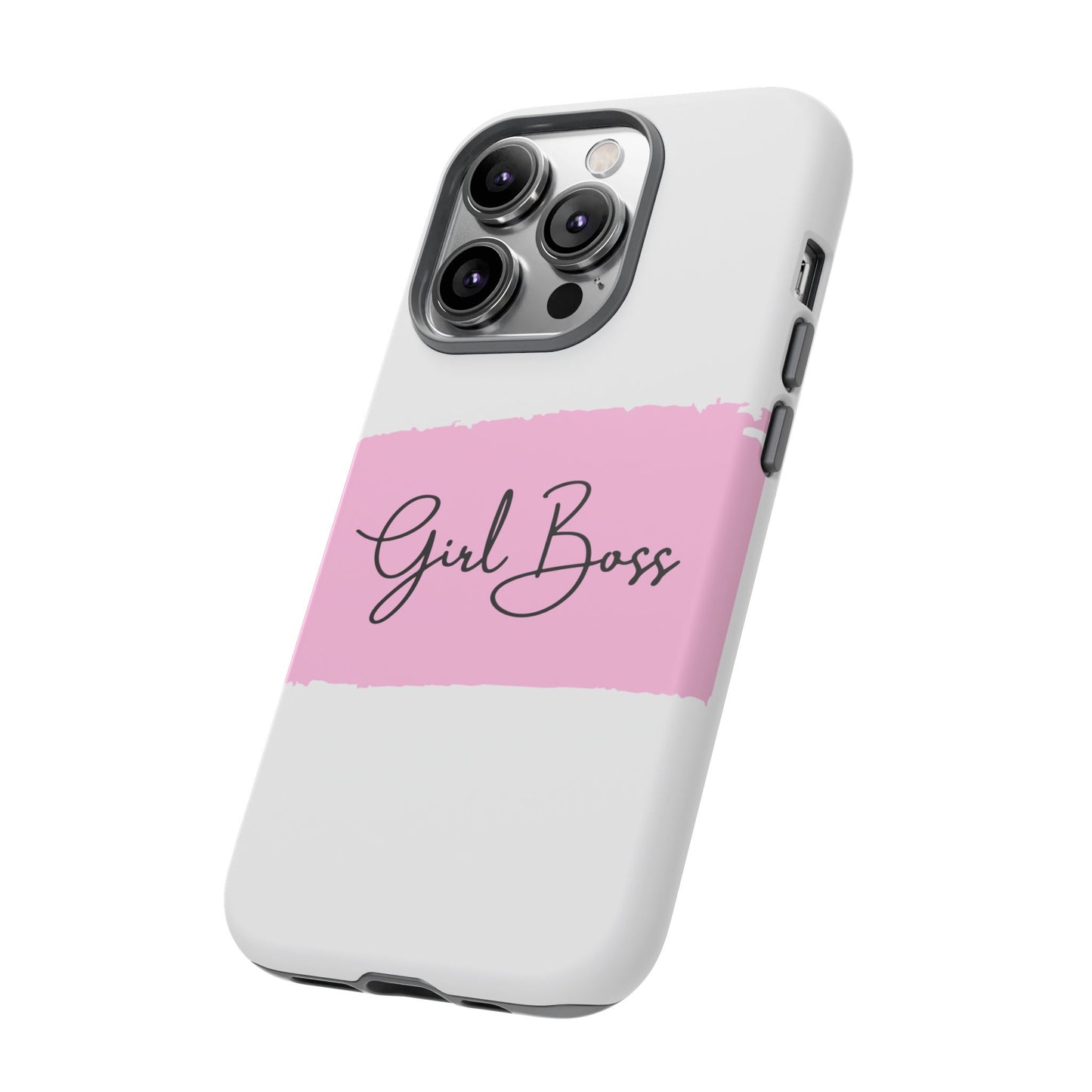 Girl Boss Phone Case - Chic and Stylish Protective Case for iPhone and Google Pixel, Empowering Women Design