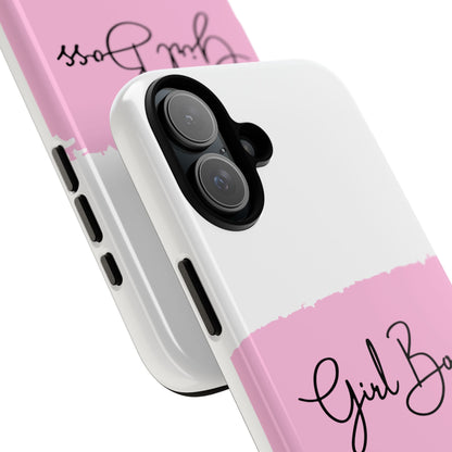 Girl Boss Phone Case - Chic and Stylish Protective Case for iPhone and Google Pixel, Empowering Women Design