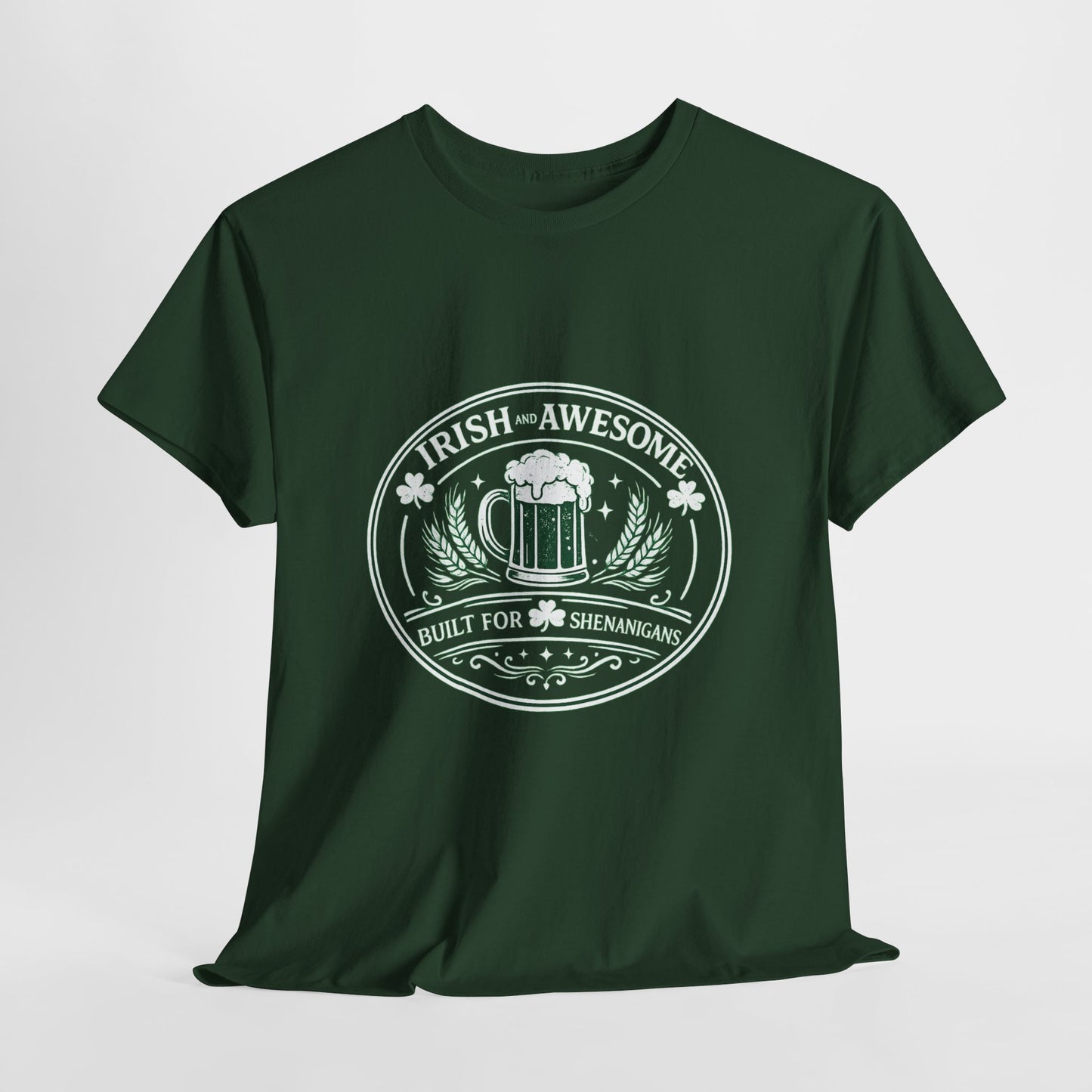 Beer Mug Emblem T-Shirt — Vintage Brewery Logo Tee for Beer Lovers