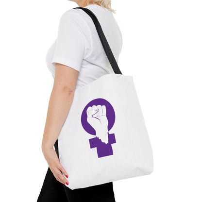 Empowerment Tote Bag for Feminists, Eco-Friendly Shopping Bag, Reusable Carryall, Gift for Women, Protest March Gear