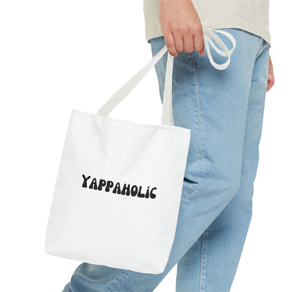 Yappaholic Tote Bag - Fun & Quirky, Perfect for Dog Lovers, Casual Use, Gifts, Shopping, Eco-Friendly
