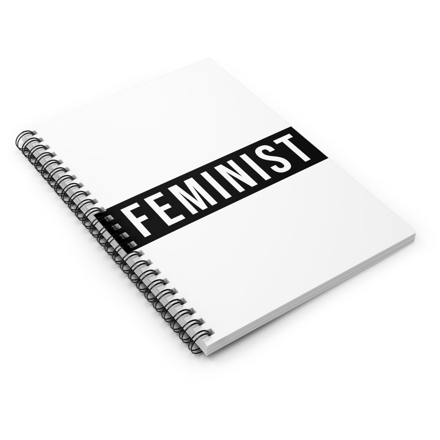 Feminist Spiral Notebook - Empowering Journal for School, Gifts, Writing Notes, Self-Expression, Feminism