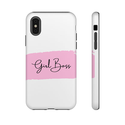 Girl Boss Phone Case - Chic and Stylish Protective Case for iPhone and Google Pixel, Empowering Women Design