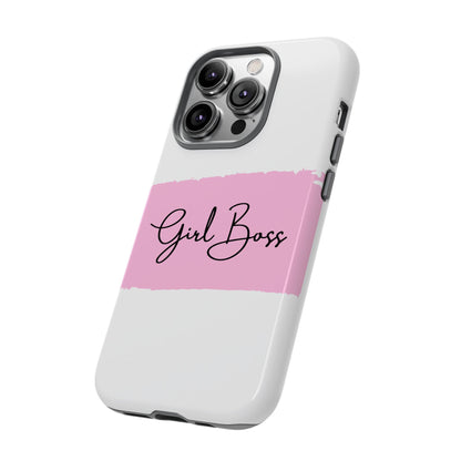 Girl Boss Phone Case - Chic and Stylish Protective Case for iPhone and Google Pixel, Empowering Women Design