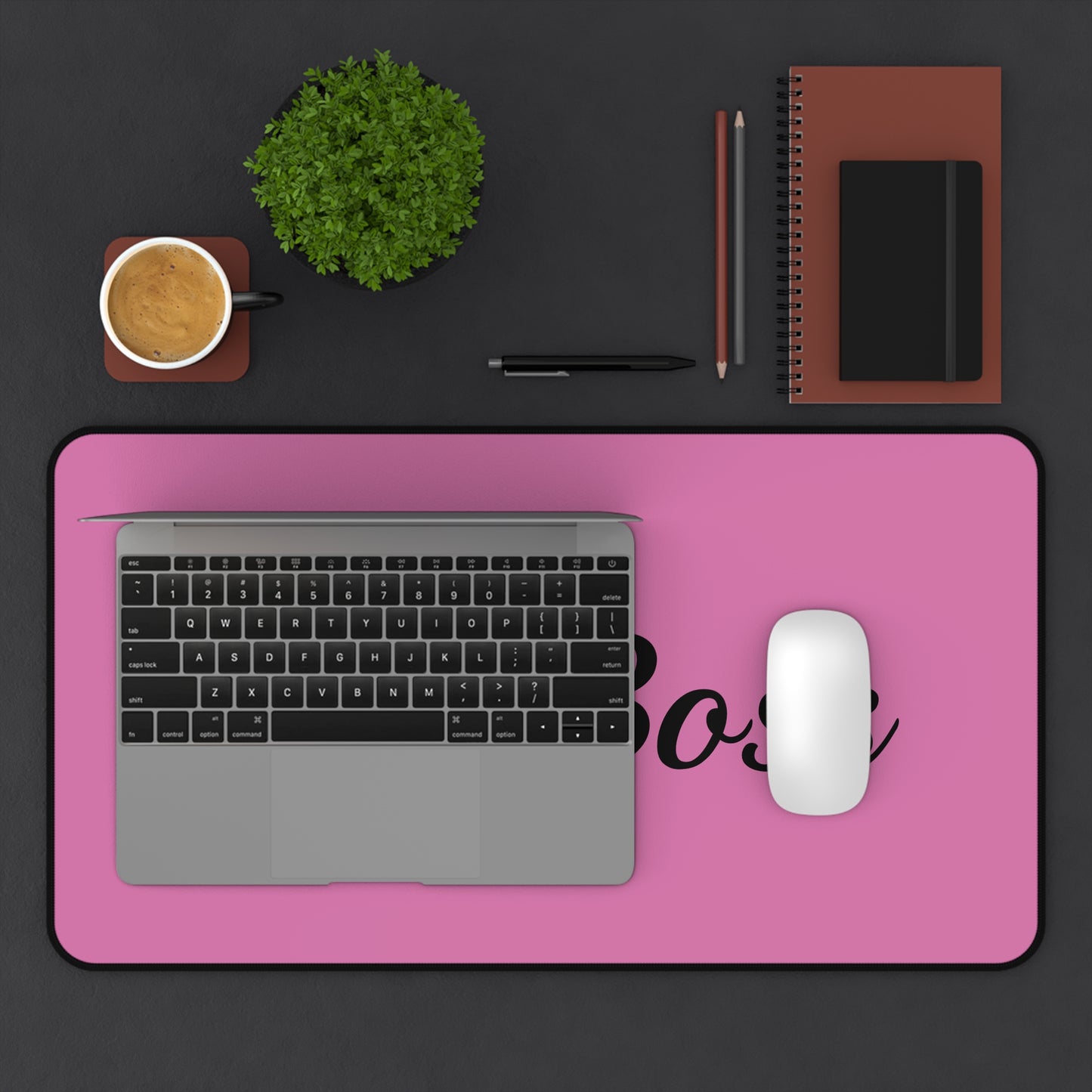 Girl Boss Deskmat - Stylish and Inspiring Desk Pad for Work or Home Office - Empowering Feminist Design for Trendsetters
