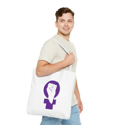Empowerment Tote Bag for Feminists, Eco-Friendly Shopping Bag, Reusable Carryall, Gift for Women, Protest March Gear