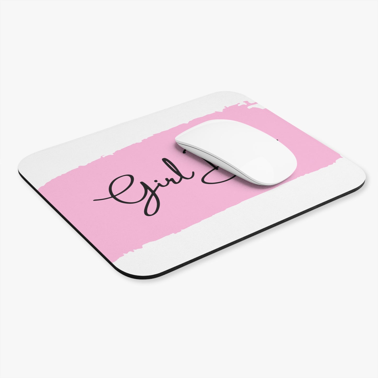 Girl Boss Mouse Pad, Cute Desk Accessories, Office Decor, Gifts for Her, Motivational Work Station for Girlfriend, Wife