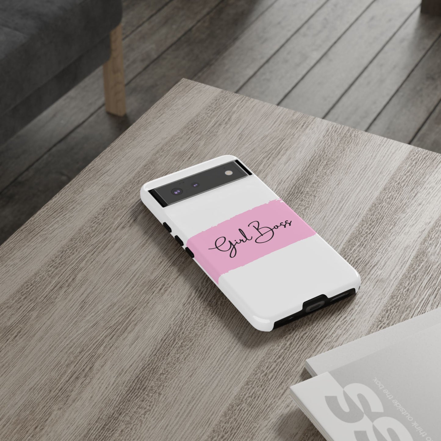 Girl Boss Phone Case - Chic and Stylish Protective Case for iPhone and Google Pixel, Empowering Women Design