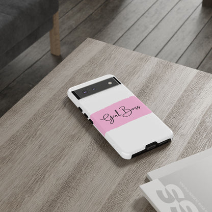 Girl Boss Phone Case - Chic and Stylish Protective Case for iPhone and Google Pixel, Empowering Women Design