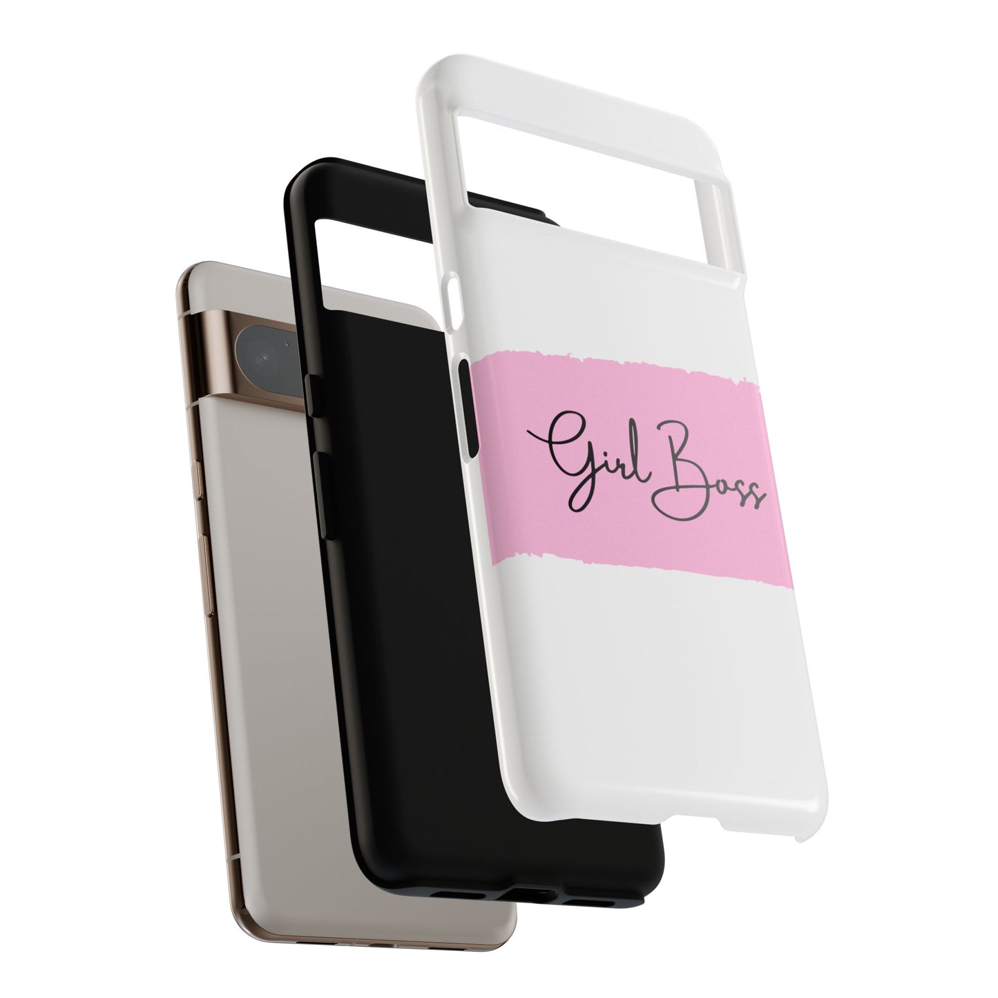 Girl Boss Phone Case - Chic and Stylish Protective Case for iPhone and Google Pixel, Empowering Women Design
