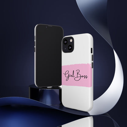 Girl Boss Phone Case - Chic and Stylish Protective Case for iPhone and Google Pixel, Empowering Women Design