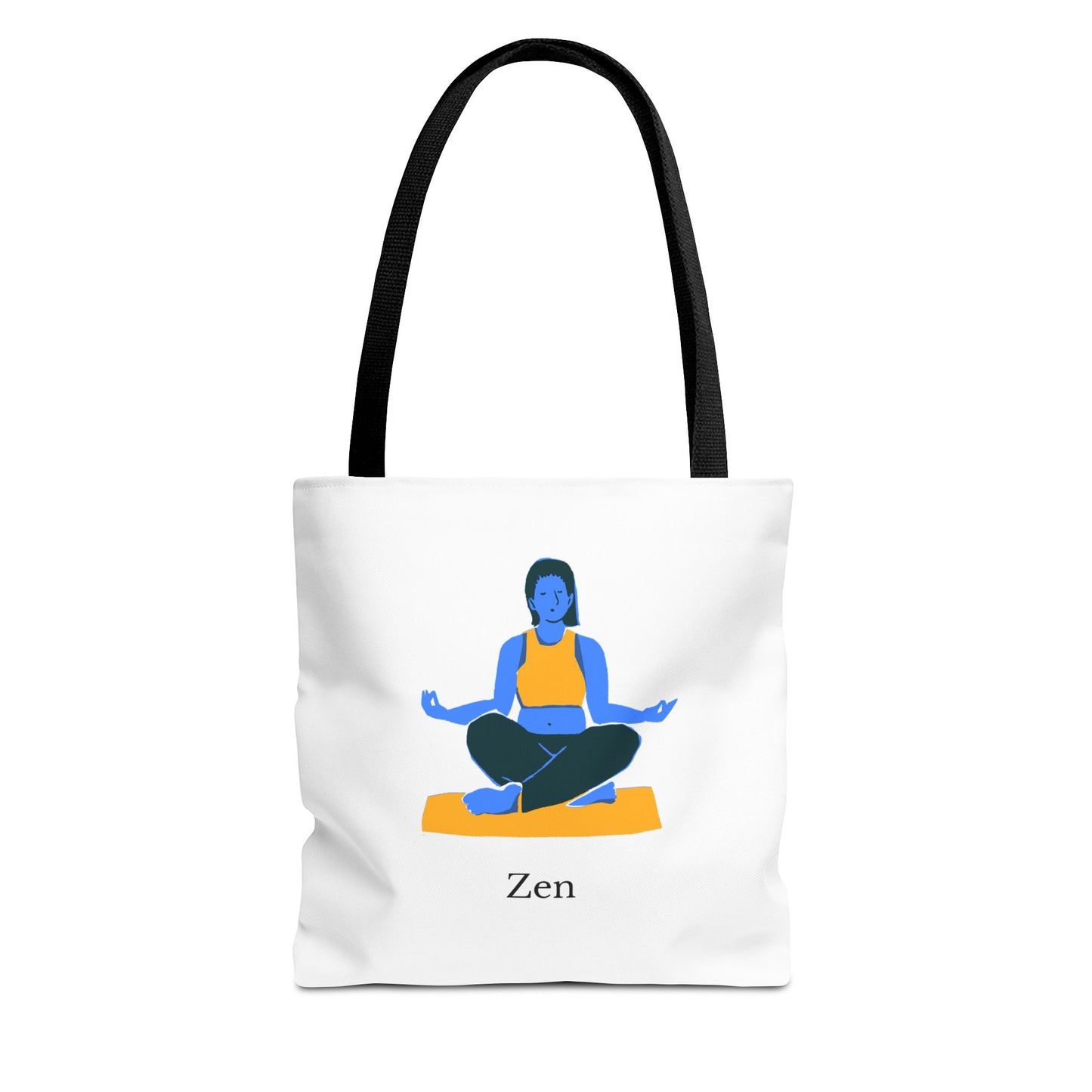 Zen Tote Bag, Yoga Bag, Meditation Tote, Gift for Yogis, Inspirational Tote, Relaxation Accessory