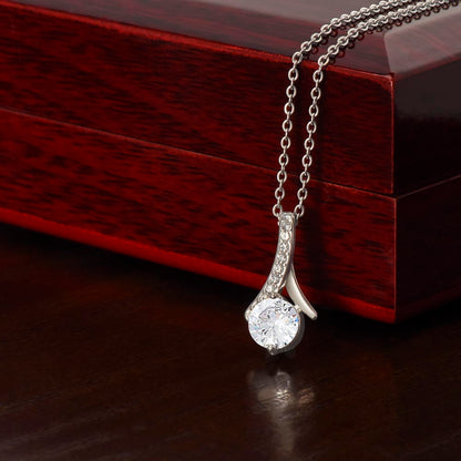 Alluring Beauty Necklace (Yellow & White Gold Variants)