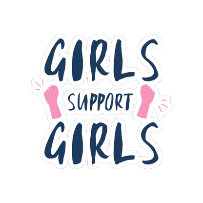Empowering Girls Support Sticker, Feminist Vinyl Decal for Teens, Laptop Sticker, Gift for Her, Women's Rights, Positive Vibe