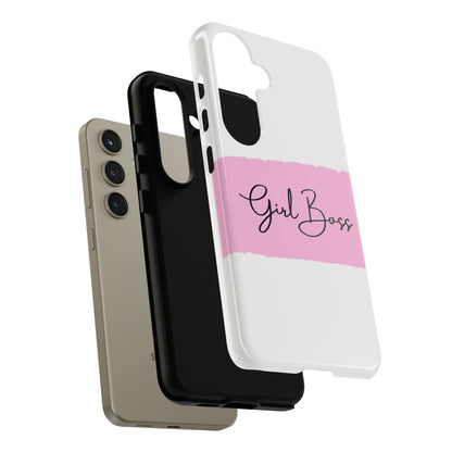 Girl Boss Phone Case - Chic and Stylish Protective Case for iPhone and Google Pixel, Empowering Women Design