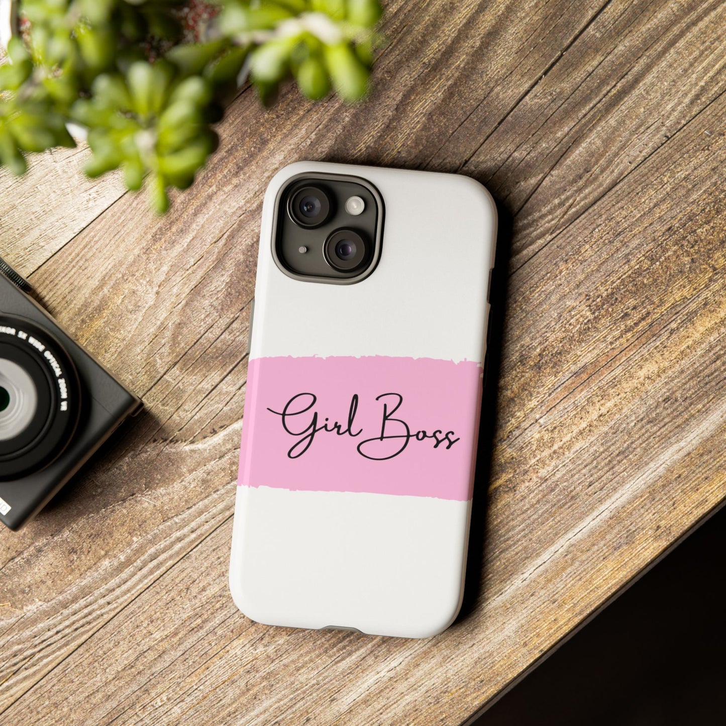 Girl Boss Phone Case - Chic and Stylish Protective Case for iPhone and Google Pixel, Empowering Women Design