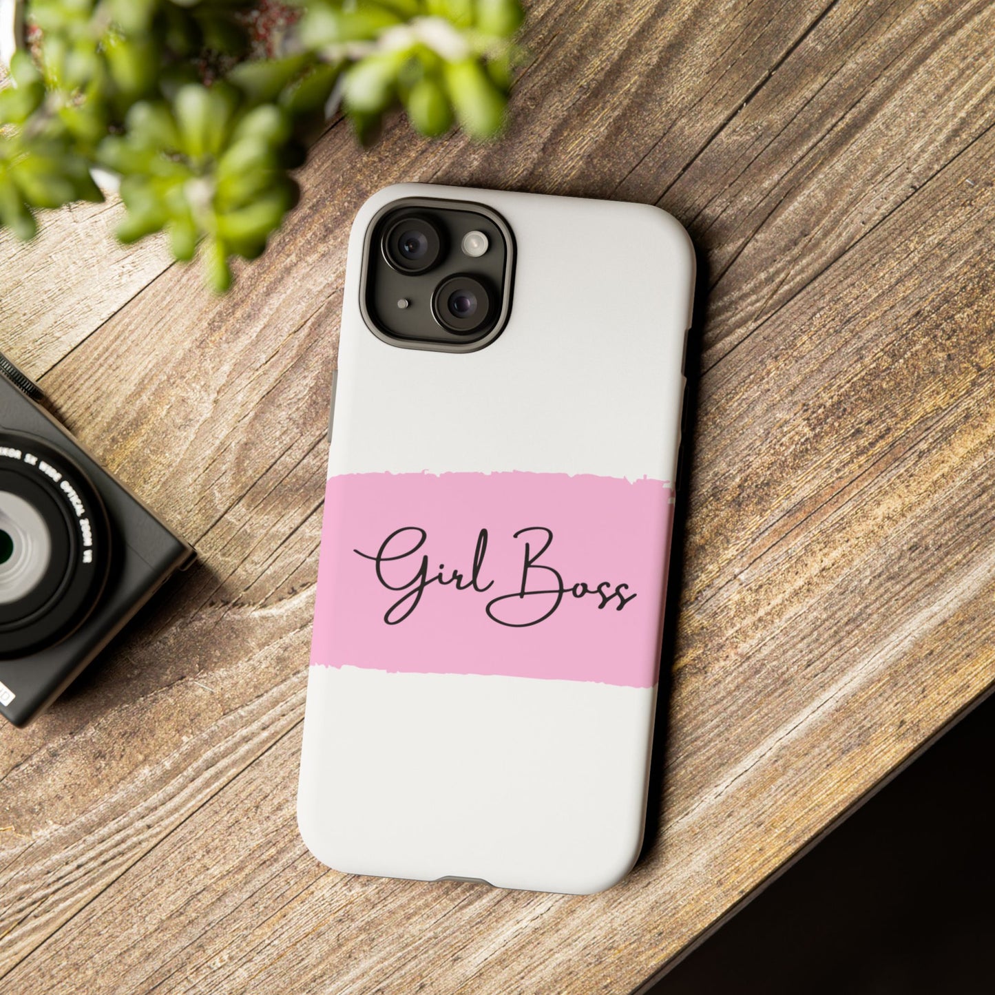 Girl Boss Phone Case - Chic and Stylish Protective Case for iPhone and Google Pixel, Empowering Women Design