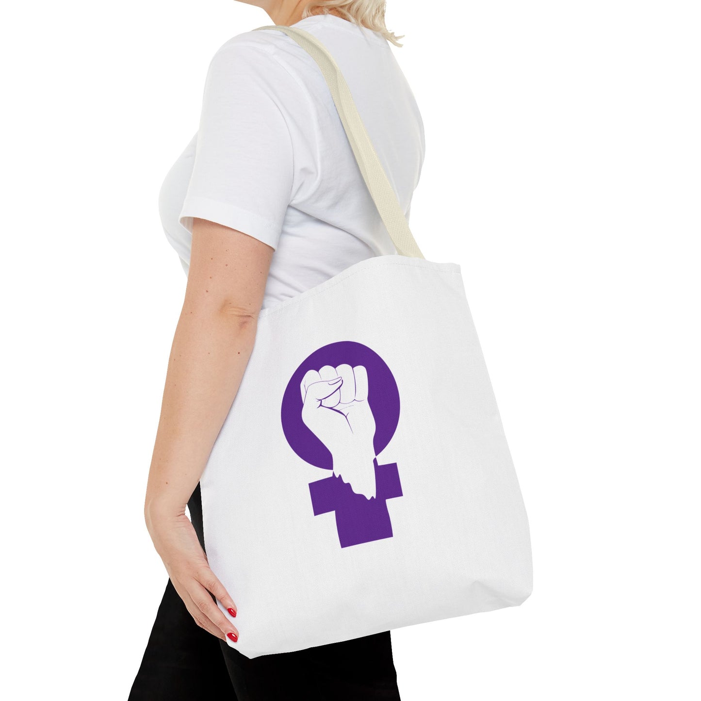 Empowerment Tote Bag for Feminists, Eco-Friendly Shopping Bag, Reusable Carryall, Gift for Women, Protest March Gear