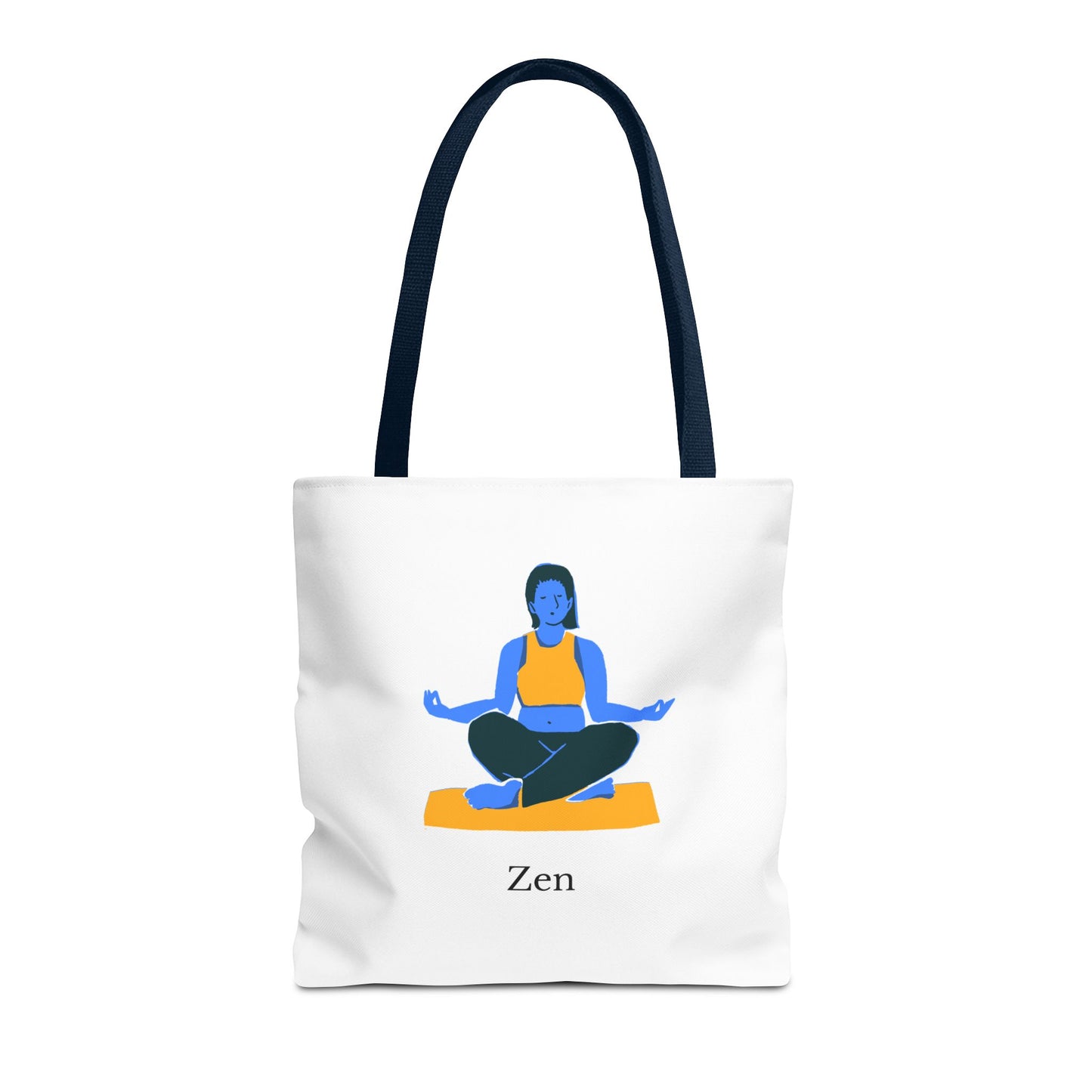 Zen Tote Bag, Yoga Bag, Meditation Tote, Gift for Yogis, Inspirational Tote, Relaxation Accessory