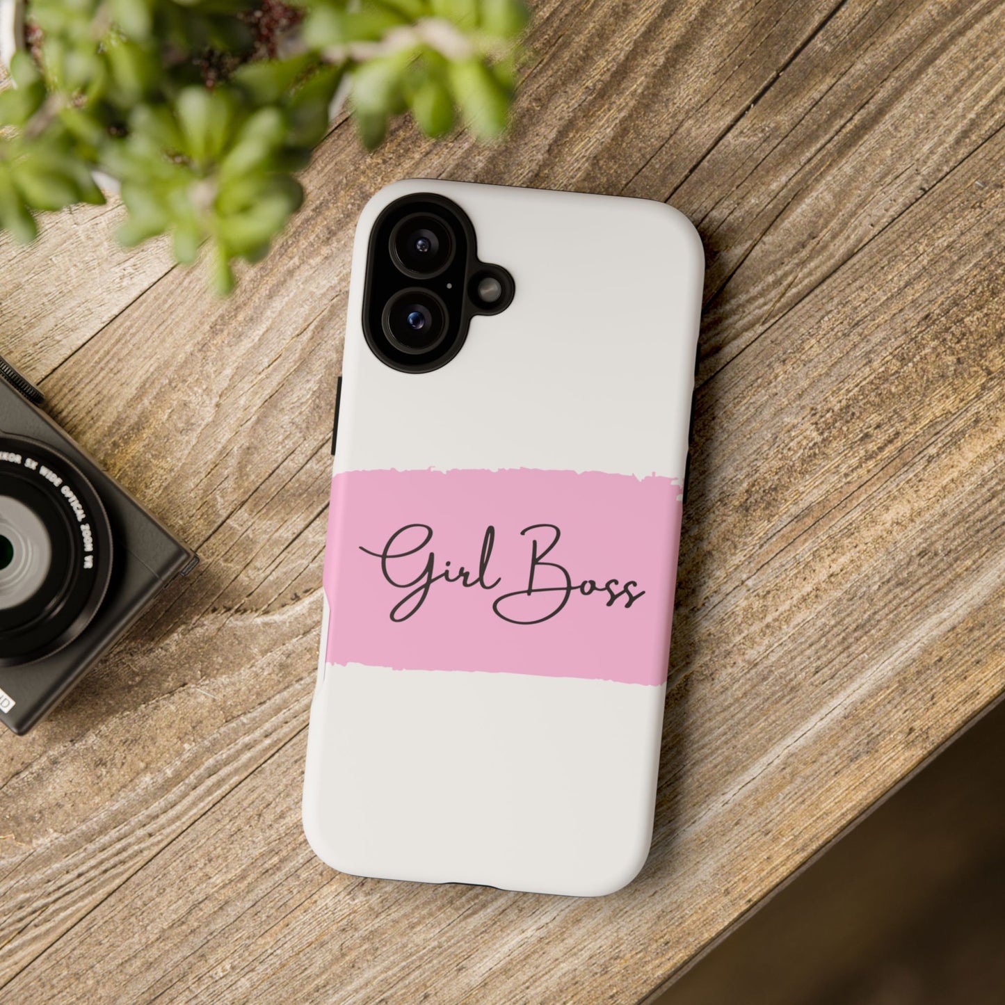 Girl Boss Phone Case - Chic and Stylish Protective Case for iPhone and Google Pixel, Empowering Women Design