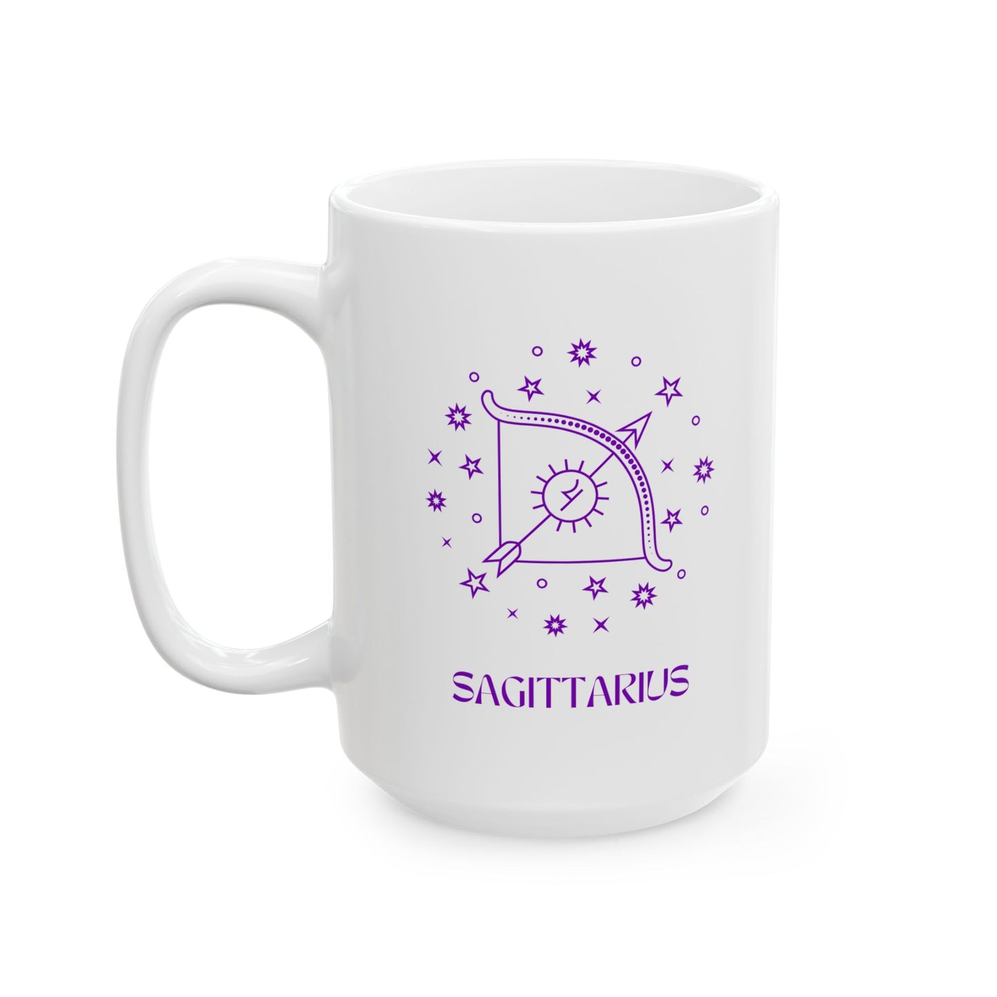 Charming Sagittarius Ceramic Mug - Perfect for Coffee Lovers and Gift Giving