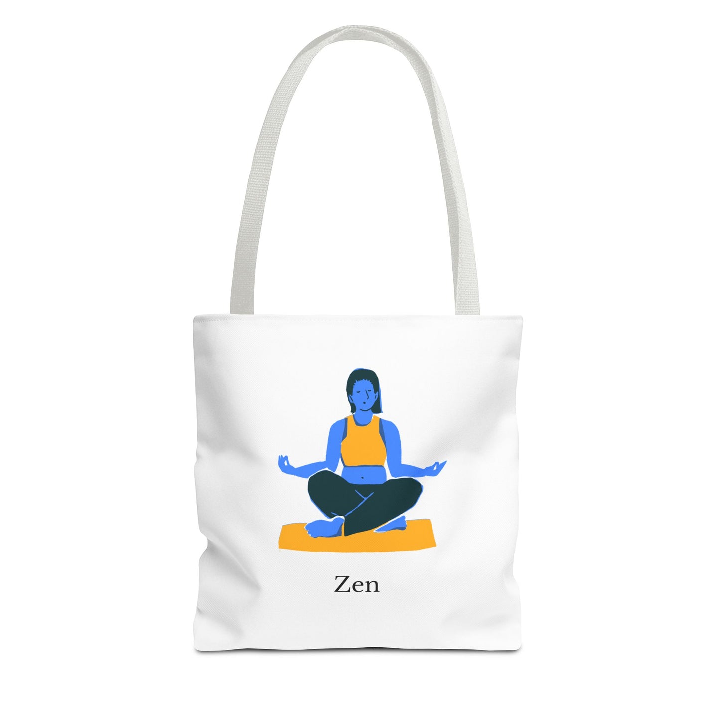Zen Tote Bag, Yoga Bag, Meditation Tote, Gift for Yogis, Inspirational Tote, Relaxation Accessory