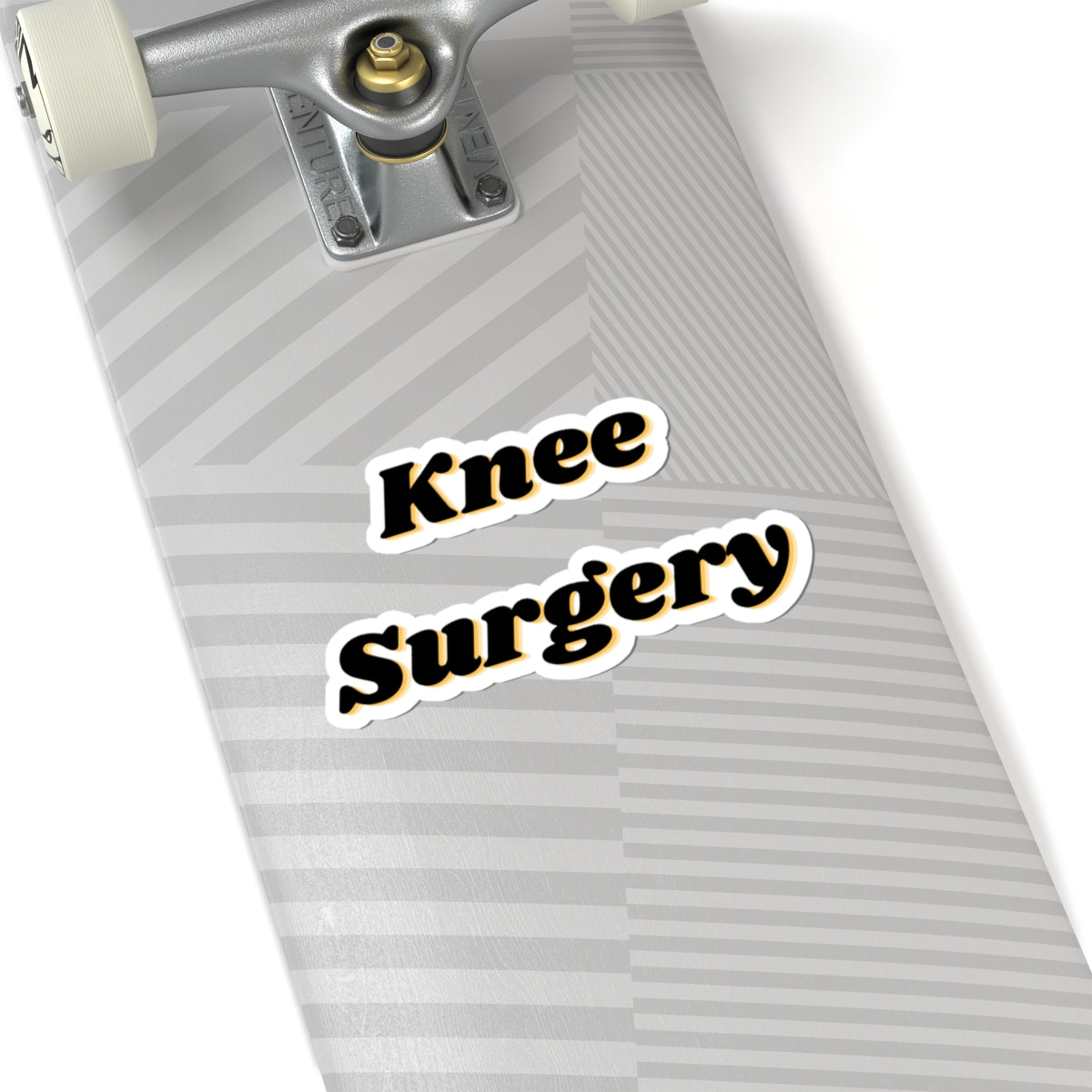 Knee Surgery Sticker – Funny and Quirky Vinyl Sticker for Laptops, Water Bottles, Notebooks, and More – for BrainRot fans