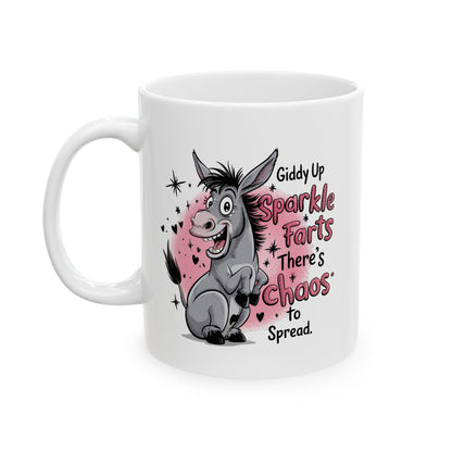 Magical Unicorn Ceramic Mug - Perfect for Coffee Lovers, Fun Gifts, Home Decor, Office Use, Birthday or Celebration