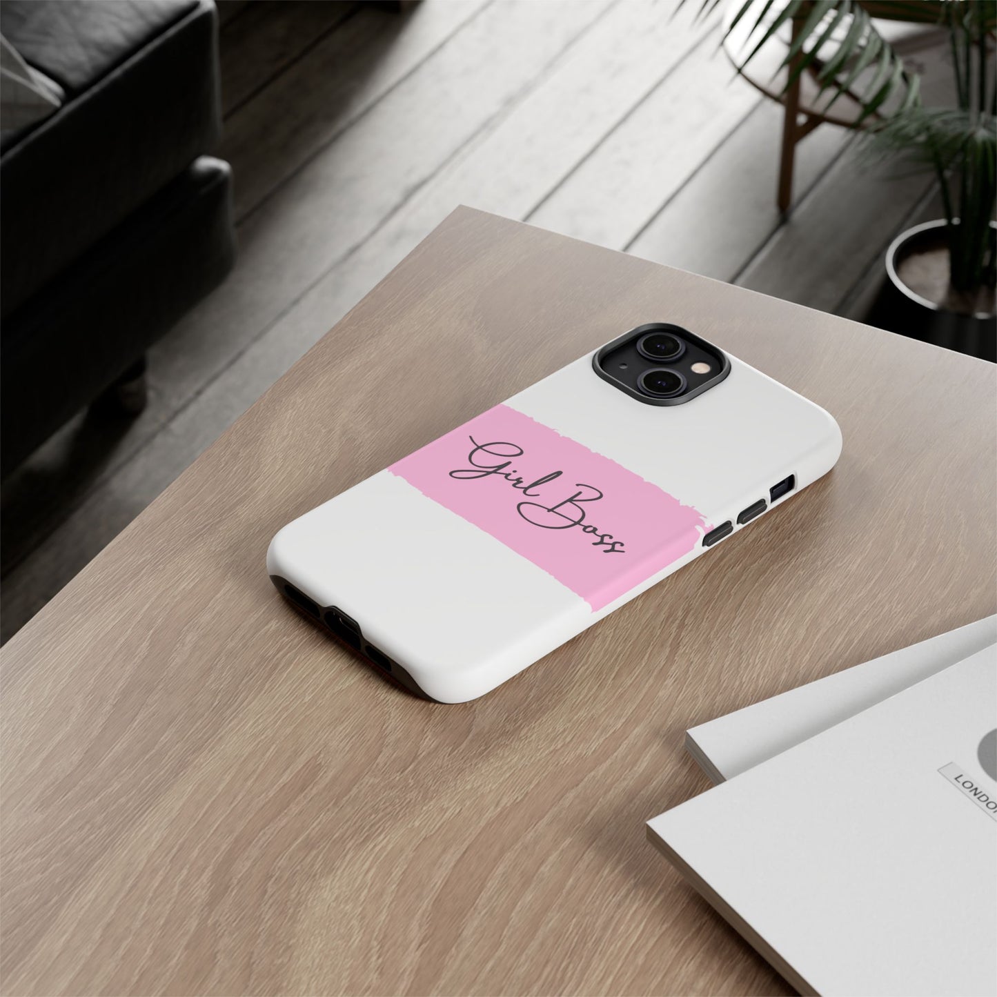 Girl Boss Phone Case - Chic and Stylish Protective Case for iPhone and Google Pixel, Empowering Women Design