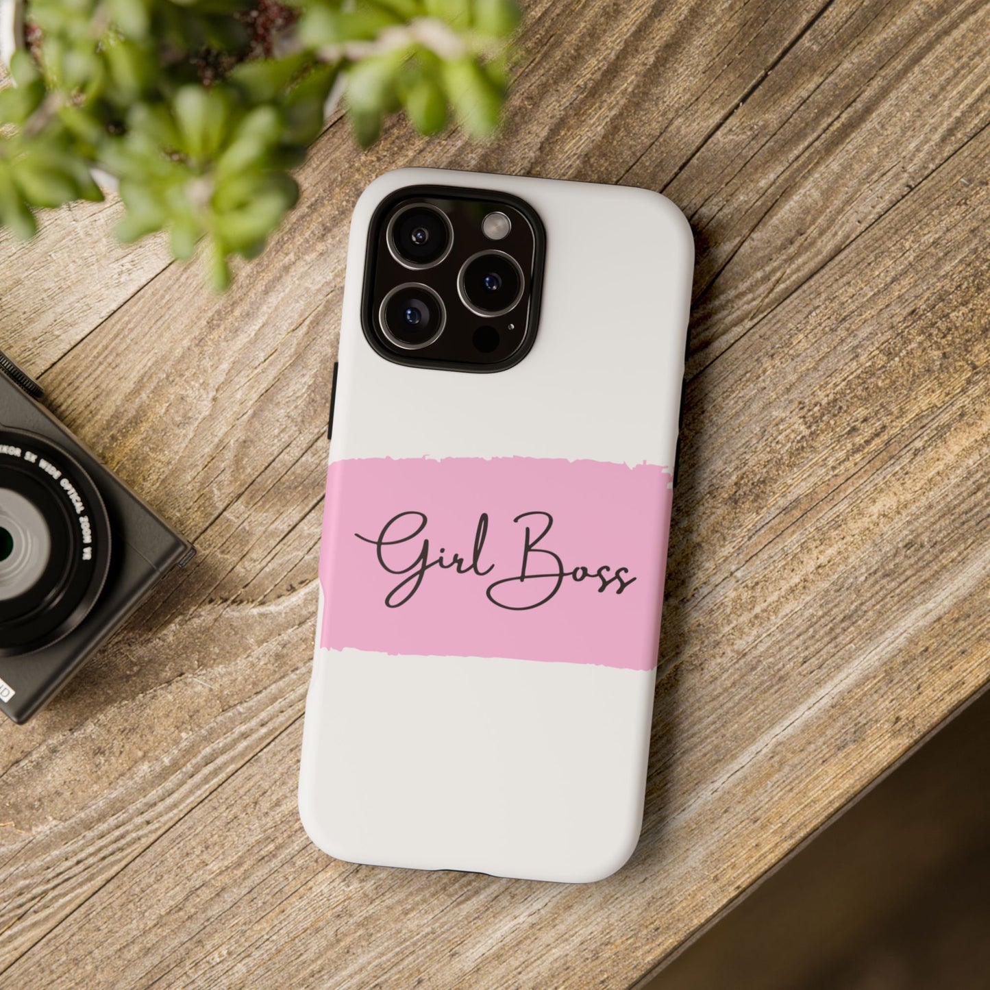 Girl Boss Phone Case - Chic and Stylish Protective Case for iPhone and Google Pixel, Empowering Women Design
