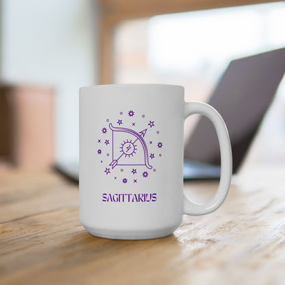 Charming Sagittarius Ceramic Mug - Perfect for Coffee Lovers and Gift Giving