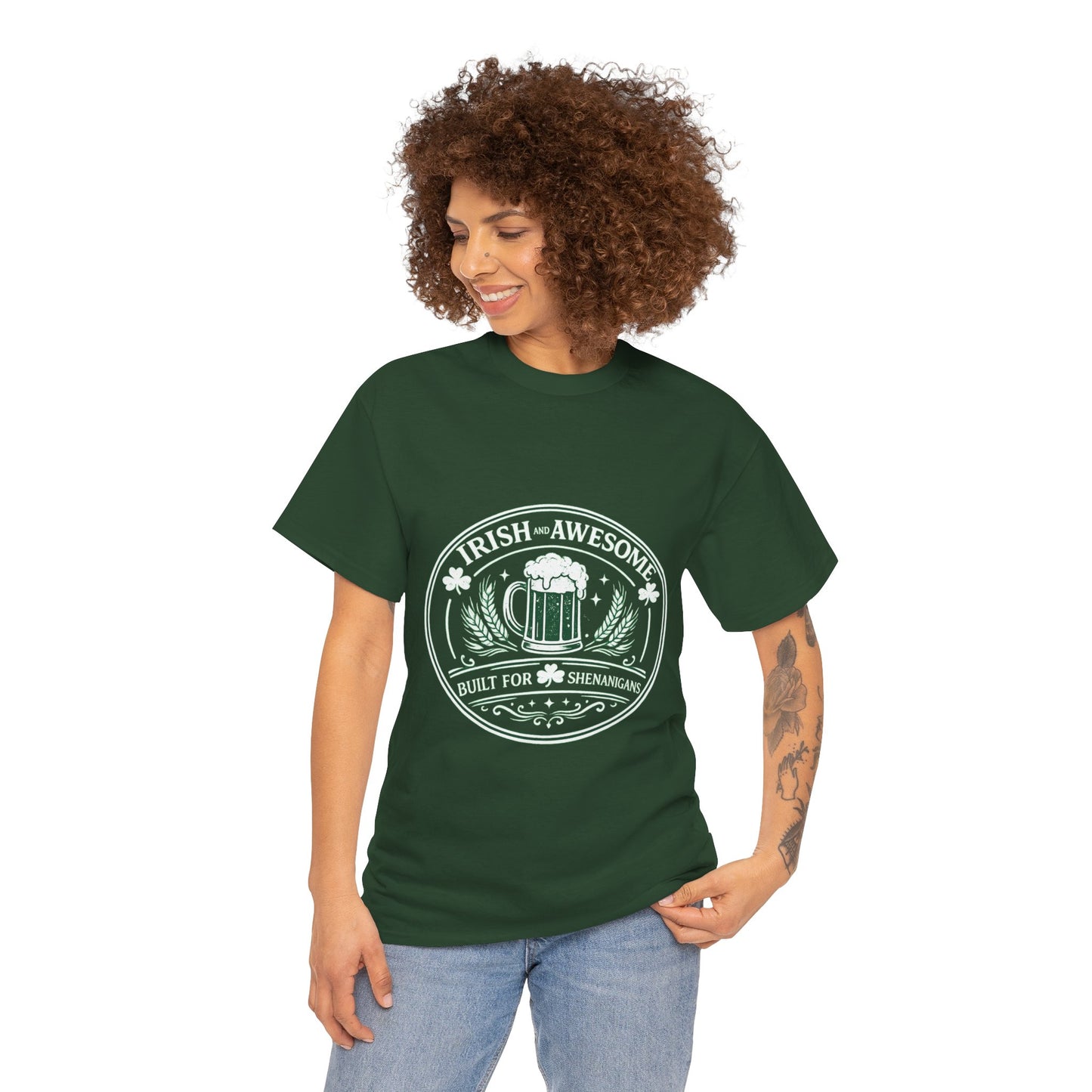 Beer Mug Emblem T-Shirt — Vintage Brewery Logo Tee for Beer Lovers