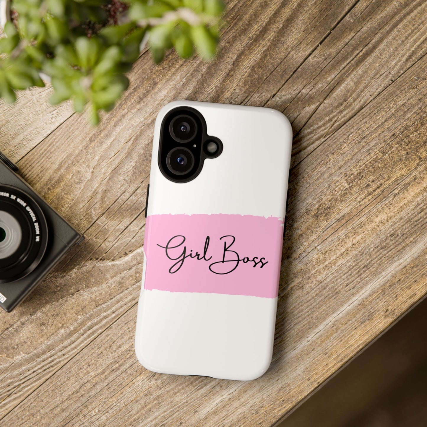 Girl Boss Phone Case - Chic and Stylish Protective Case for iPhone and Google Pixel, Empowering Women Design