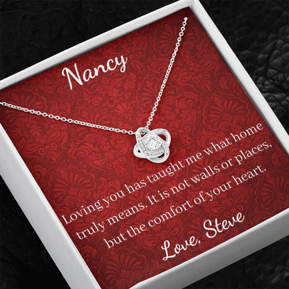 Loving you has taught me what home truly means. It is not walls or places, but the comfort of your heart.