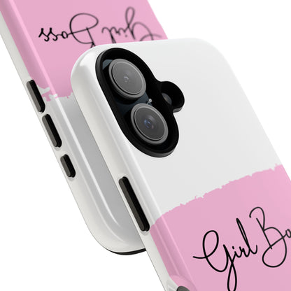 Girl Boss Phone Case - Chic and Stylish Protective Case for iPhone and Google Pixel, Empowering Women Design