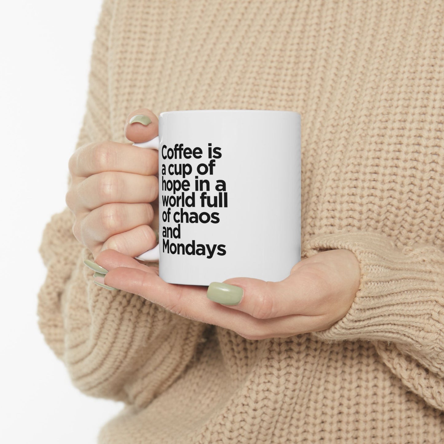 Motivational Ceramic Mug for Coffee Lovers, Office Humor, Tea Time, Gift for Friends, Inspirational Quotes, Monday Motivation