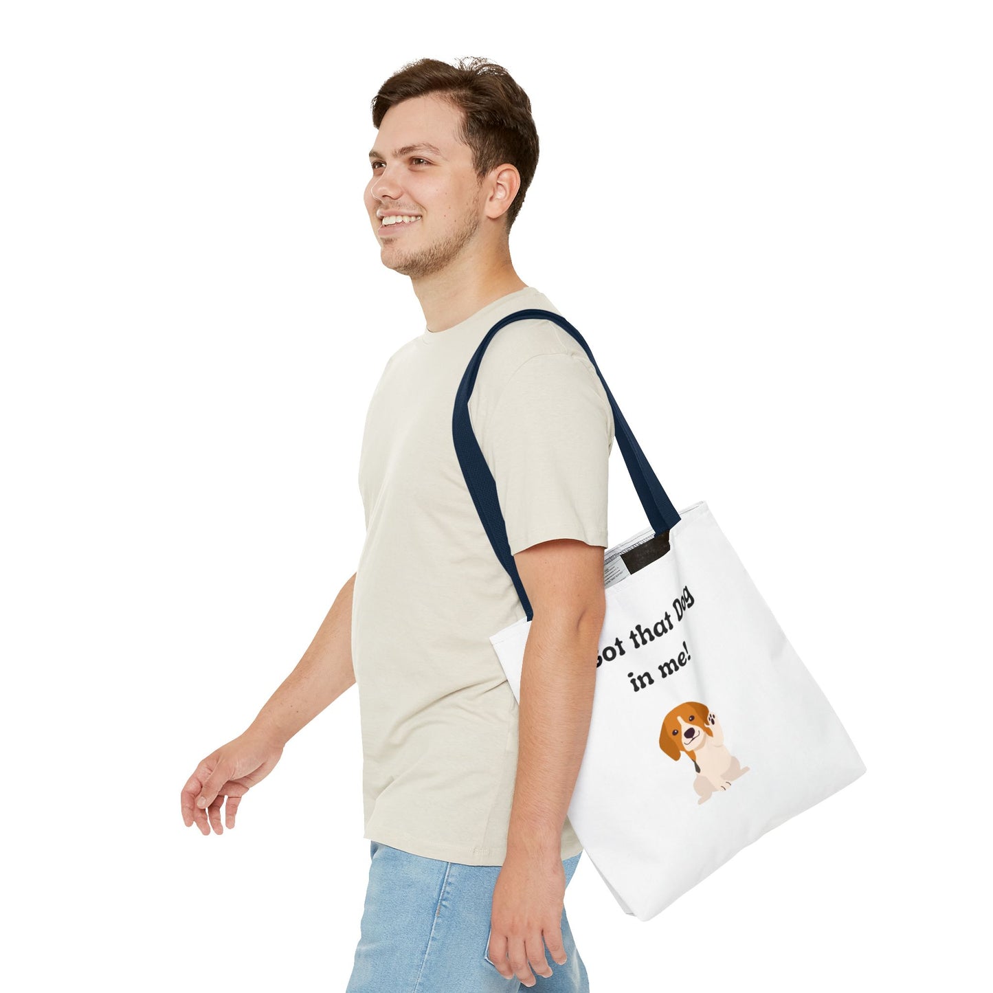 I Got That Dog in Me! Tote Bag - Perfect for Dog Lovers, Gifts for Pet Owners, Shopping, Beach Days, or Dog Walks