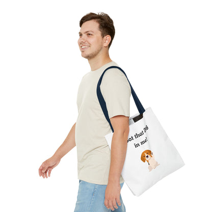 I Got That Dog in Me! Tote Bag - Perfect for Dog Lovers, Gifts for Pet Owners, Shopping, Beach Days, or Dog Walks