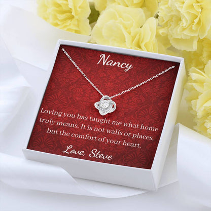 Loving you has taught me what home truly means. It is not walls or places, but the comfort of your heart.