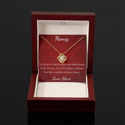 Loving you has taught me what home truly means. It is not walls or places, but the comfort of your heart.