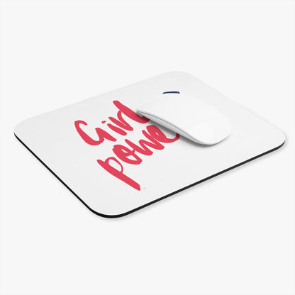 Girl Power Mouse Pad - Empowering Desk Accessory, Feminist Gift, Office Decor, Ergonomic Mouse Mat, Inspirational Gift