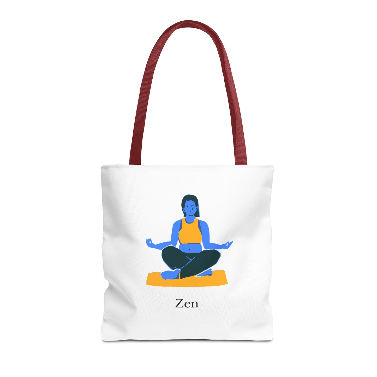 Zen Tote Bag, Yoga Bag, Meditation Tote, Gift for Yogis, Inspirational Tote, Relaxation Accessory
