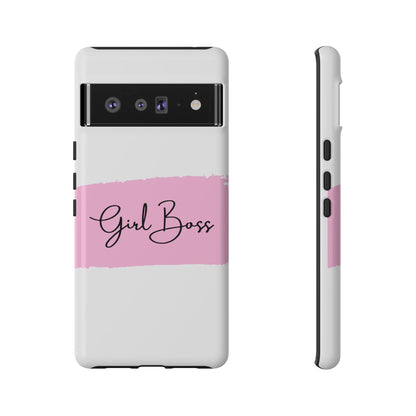 Girl Boss Phone Case - Chic and Stylish Protective Case for iPhone and Google Pixel, Empowering Women Design