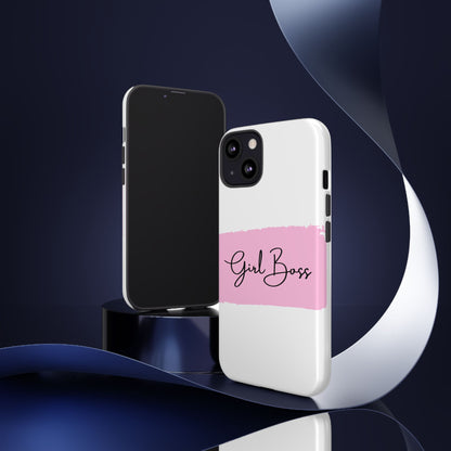 Girl Boss Phone Case - Chic and Stylish Protective Case for iPhone and Google Pixel, Empowering Women Design
