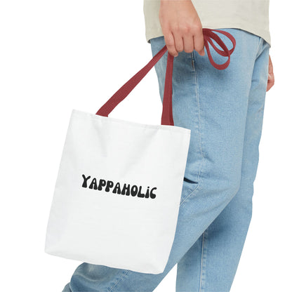 Yappaholic Tote Bag - Fun & Quirky, Perfect for Dog Lovers, Casual Use, Gifts, Shopping, Eco-Friendly