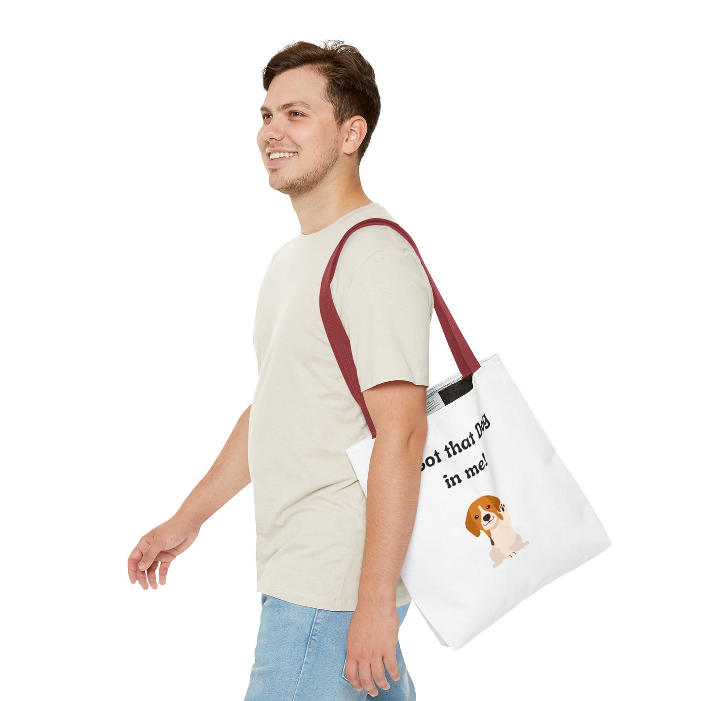 I Got That Dog in Me! Tote Bag - Perfect for Dog Lovers, Gifts for Pet Owners, Shopping, Beach Days, or Dog Walks