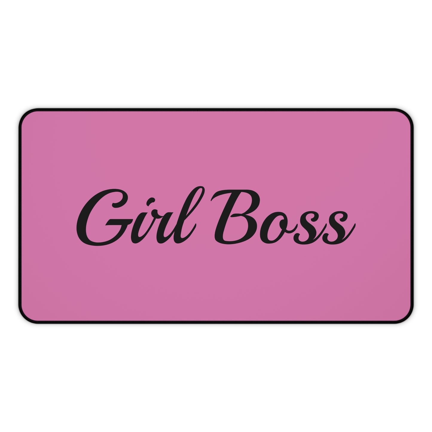 Girl Boss Deskmat - Stylish and Inspiring Desk Pad for Work or Home Office - Empowering Feminist Design for Trendsetters