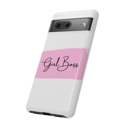 Girl Boss Phone Case - Chic and Stylish Protective Case for iPhone and Google Pixel, Empowering Women Design