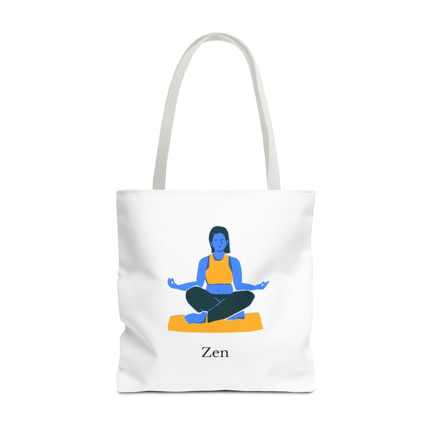 Zen Tote Bag, Yoga Bag, Meditation Tote, Gift for Yogis, Inspirational Tote, Relaxation Accessory