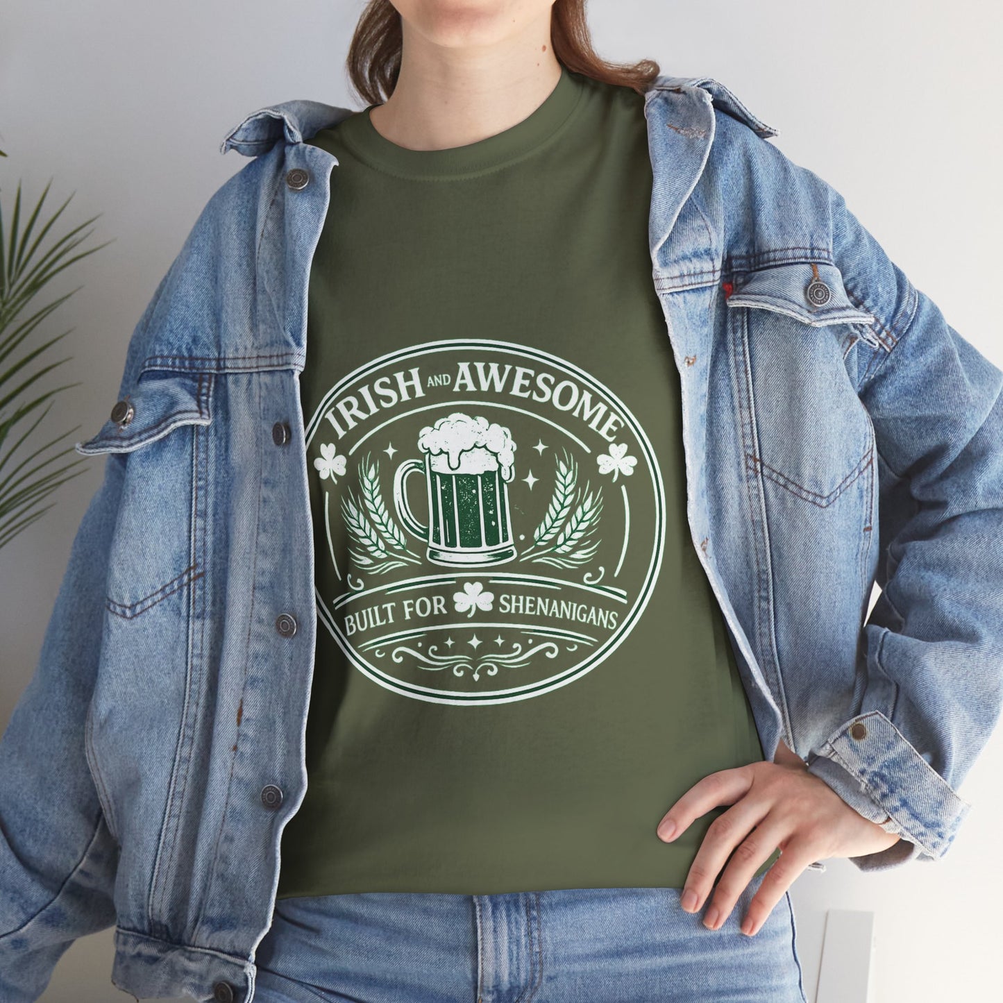 Beer Mug Emblem T-Shirt — Vintage Brewery Logo Tee for Beer Lovers